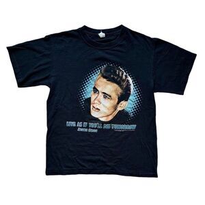 2000’s James Dean Portrait Band T Style T Shirt